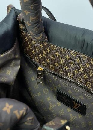 Женская сумка louis vuitton puff onthego gm black5 фото