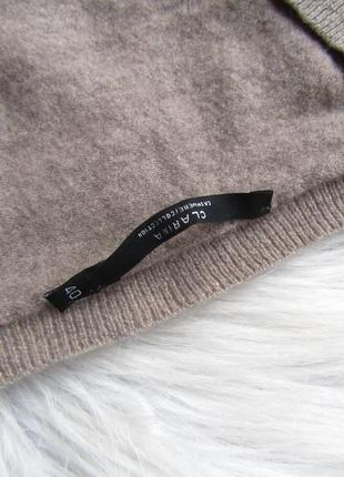 Короткий кашемировый свитер джемпер кофта  clarina cashmere collection4 фото