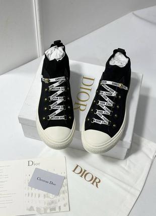 Классические высокие кеды dior 36-402 фото