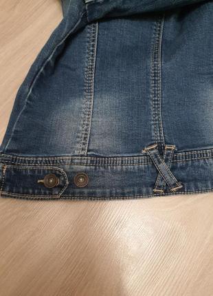 Куртка джинсовая пиджак джинсовый stradivarius4 фото