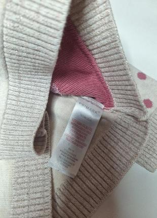 Дитяча гарна тепла кофта кофточка свитшот светр для дівчинки  1-3роки, 92см primark3 фото