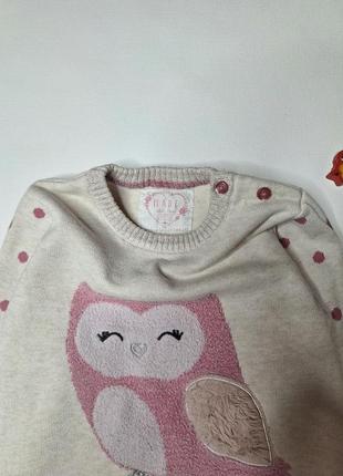 Дитяча гарна тепла кофта кофточка свитшот светр для дівчинки  1-3роки, 92см primark2 фото