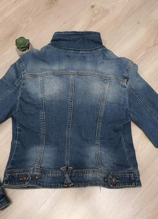 Куртка джинсовая пиджак джинсовый stradivarius3 фото