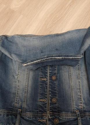Куртка джинсовая пиджак джинсовый stradivarius7 фото