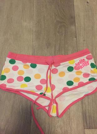 Шортики пижамные hello kitty