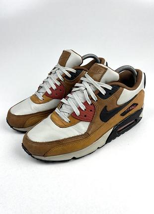 Оригинальные кожаные кроссовки nike air max
