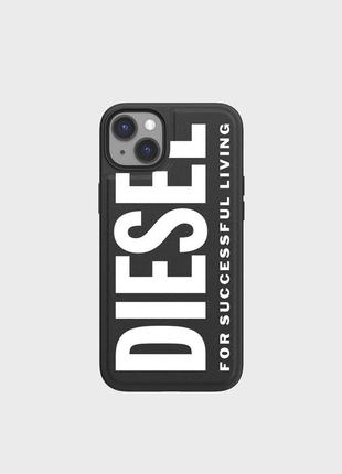 Черный чехол diesel на iphone 14 plus