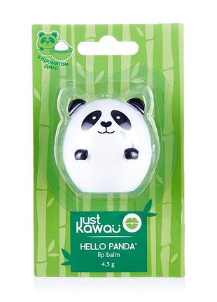 Бальзам для губ just kawaii hello panda з ароматом соковитої дині, 4.5 г