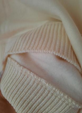Свитшот байка свитер с горлом молочный оверсайз под zara primark котон4 фото
