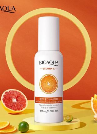 Cпрей для лица и тела с витамином с bioaqua vitamin c moisturizing spray