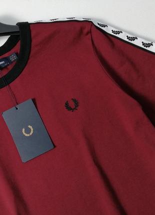 Брендовая футболка fred perry оригинал хлопок2 фото