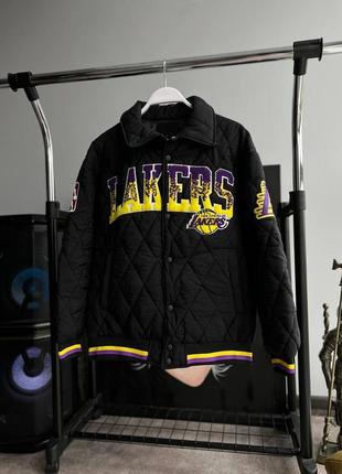 Куртка-бомбер lakers black6 фото