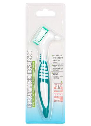 Щітка lesko 29587 green для чищення зубних протезів ve-334 фото