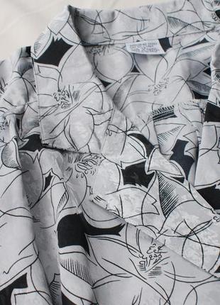 Красива блуза бомбер квітковий орнамент оверсайз2 фото