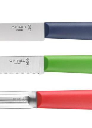 Набор кухонных ножей 3 предмета opinel "essentiels trio" (002359) нержавеющая сталь3 фото