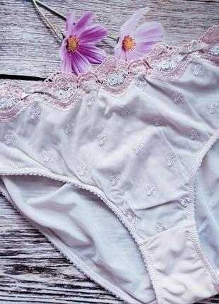 💗высокие трусики eleganzia, женские, фирменные, полупрозрачные, качественные, с кружевом,