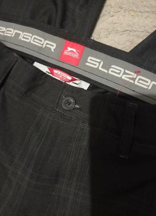 Брюки мужские новые от slazenger в клетку.тонкие весенние.4 фото