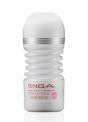 Мастурбатор tenga rolling head cup gentle з інтенсивною стимуляцією головки