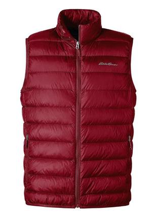 Ультра легкий пуховой жилет eddie bauer men's cirruslite down vest s