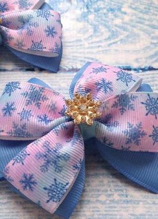 Резиночка  для девочки снежинка