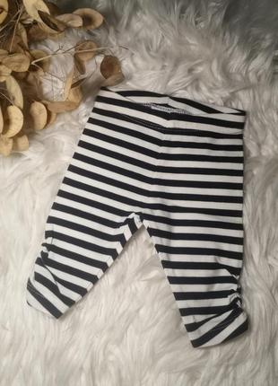 Трикотажные брюки на 0-3 месяца штанишки леггинсы лосины лосины лосинки