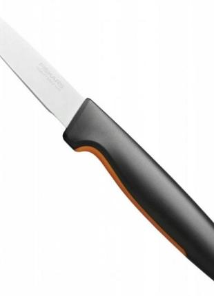 Нож для корнеплодов с прямым лезвием 8 см fiskars "functional form" (1057544) нержавеющая сталь