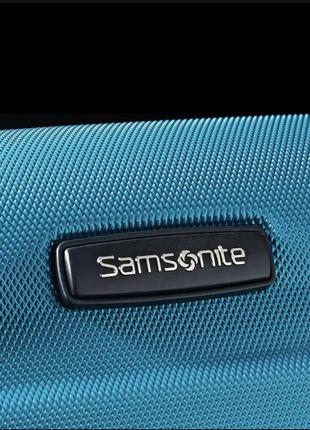 Дорожный чемодан samsonite caribbean blue 100%polycarbonate "l”6 фото