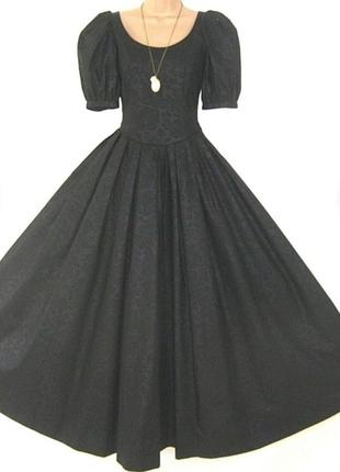 Англия,дизайнерское винтажное платье 80-х laura ashley макси5 фото