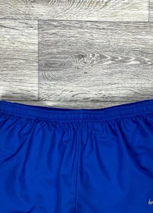 Nike dri-fit running шорты l размер женские  голубые оригинал4 фото