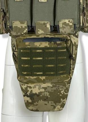 Захист паху 24х29 нвмпе 1а класу з системою mоlle + улітарний підсумок піксель, краща якість, origin