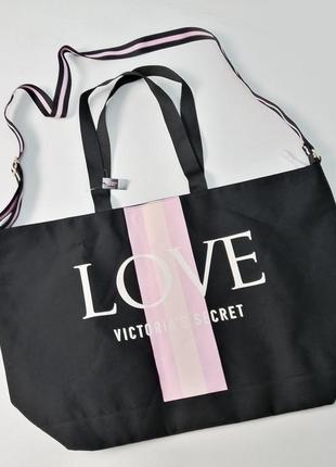 Сумка victoria's secret beach tote love print1 фото