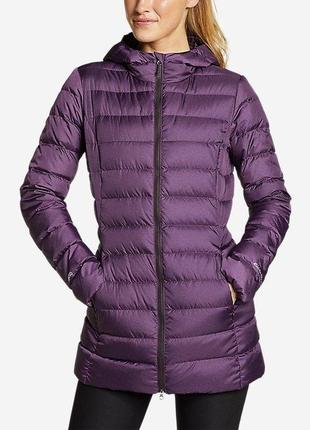 Ультра легкий пуховик eddie bauer women's cirruslite down parka m