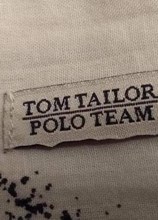 Шарф tom tailor polo team british polo day оригинал подписной накидка парео палантин6 фото