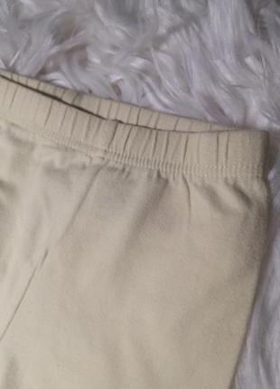 Трикотажные брюки на 0-3 месяца штанишки леггинсы лосины лосины лосинки4 фото