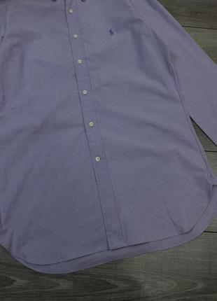 Фирменная рубашка polo ralph lauren slim fit stretch oxford shirt3 фото