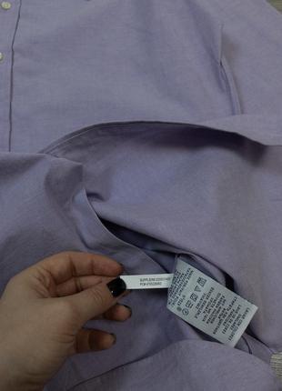 Фирменная рубашка polo ralph lauren slim fit stretch oxford shirt5 фото