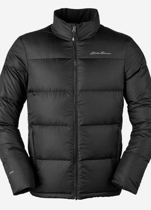 Куртка пуховая eddie bauer men's classic down jacket black tall m