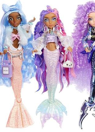 Кукла русалка смена цвета mermaze mermaidz color change mermaid shellnelle оригинал mga6 фото