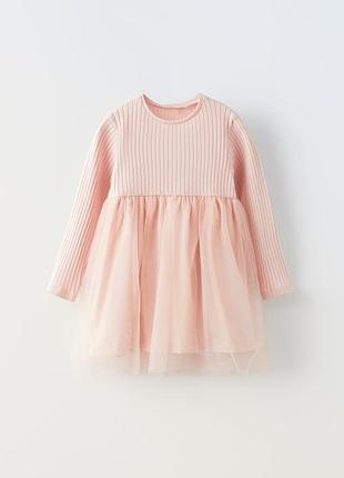 Сукня zara, дитяча сукня zara, рожева сукня