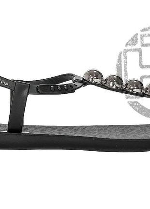 Жіночі сандалі Ipanema 41 босоножки ii black/silver 26207-24827