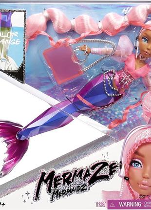 Кукла русалка смена цвета mermaze mermaidz color change mermaid shellnelle оригинал mga10 фото