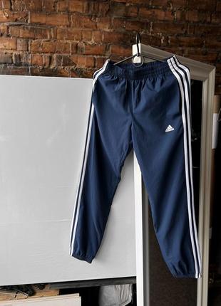 Adidas boys kids blue sport pants 3-stripes детские, подростковые, спортивные штаны