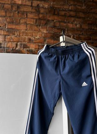 Adidas boys kids blue sport pants 3-stripes детские, подростковые, спортивные штаны2 фото