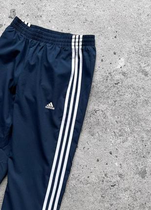 Adidas boys kids blue sport pants 3-stripes детские, подростковые, спортивные штаны4 фото