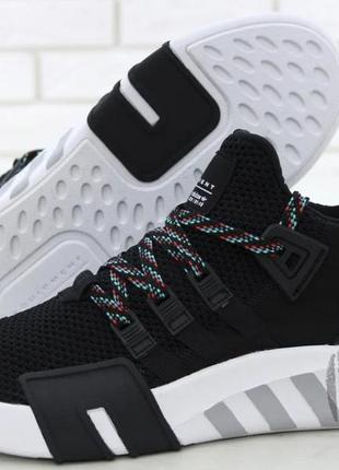 Мужские кроссовки adidas eqt bask adv core black/sub green cq29933 фото