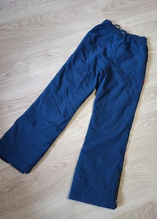Полукомбинезон брюки лыжные/ термоштаны exes 152 см/12-13 лет, зимние брюки6 фото