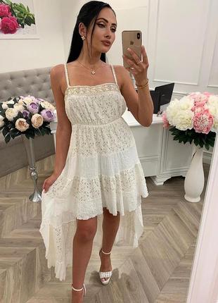 Шикарне ошатне натуральне плаття італія