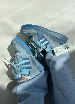 Женские кроссовки адидас adidas forum x bad bunny blue premium8 фото