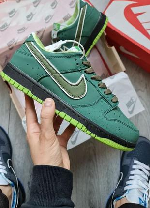 Мужские кроссовки nike sb dunk low concepts green lobster2 фото