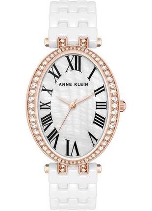 Жіночий годинник anne klein ak/3900rgwt, рожеве золото з білим